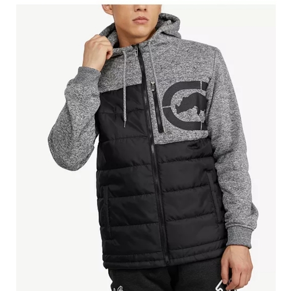 🍂🍁NWT Ecko UnltdMen's Key Stone Hybrid Jacket 4x - Picture 1 of 4